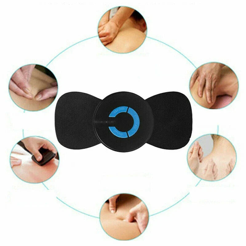 Compact rechargeable electric massager for relieving neck and shoulder tension