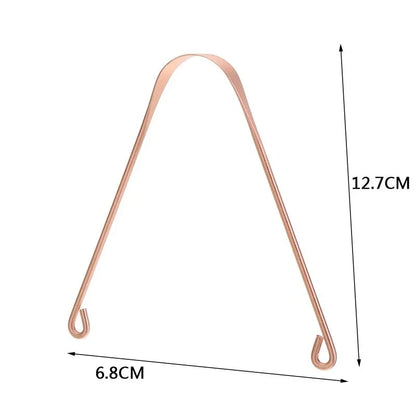 Premium Copper Tongue Scraper for Fresher Breath and Superior Oral Care