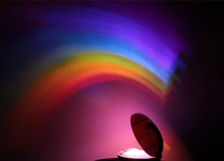 Premium Magical Rainbow Sky Projection Night Light for creating a tranquil, soothing ambience in UK homes