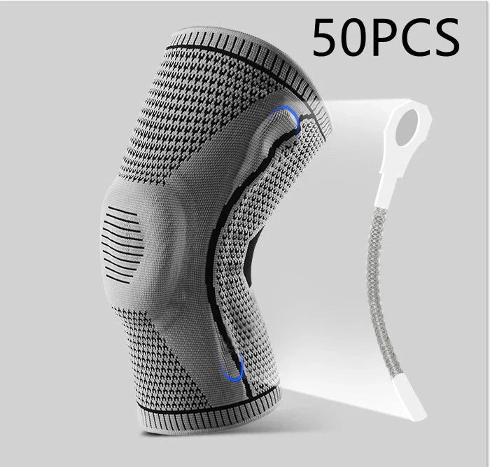 Silicone Spring Knee Pads for sports and fitness with patella protector