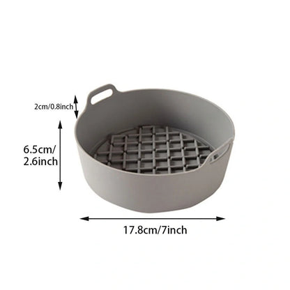 Air fryer silicone pot replacement liners in various colours and sizes