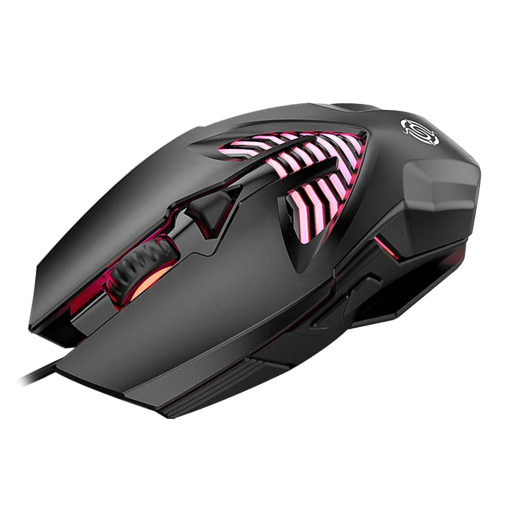 Premium USB wired gaming mouse for office and laptops with ergonomic design and high precision.