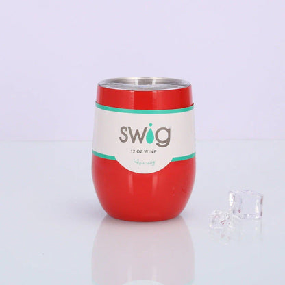 Premium Stainless Steel Insulated Wine Tumbler in Various Vibrant Colors - 12 oz Capacity, Vacuum Sealed Design