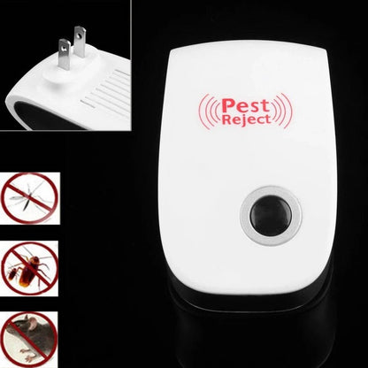 Ultrasonic pest repeller device that effectively repels mosquitoes, insects, and mice using high-frequency sound waves
