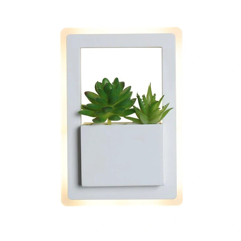Modern white LED bedside wall lamp with anti-blue light technology and European design