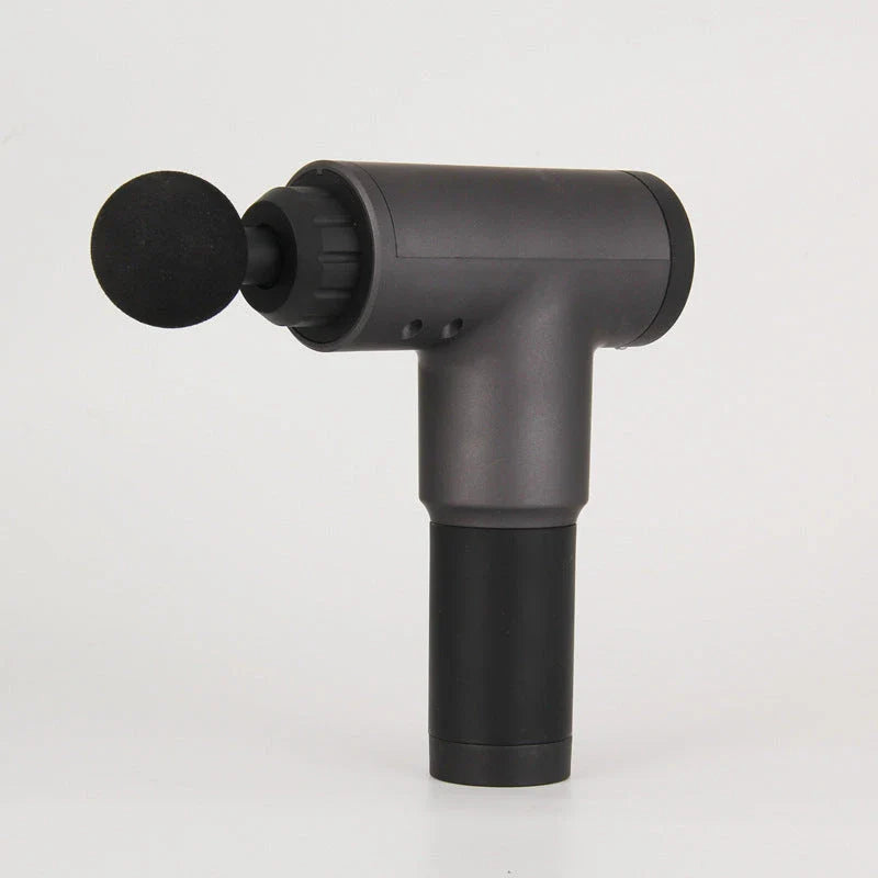 Premium muscle massage gun with interchangeable heads for targeted relief and relaxation