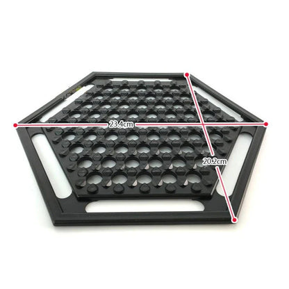 Abalone strategy game with marble board and pieces for family and kids to play