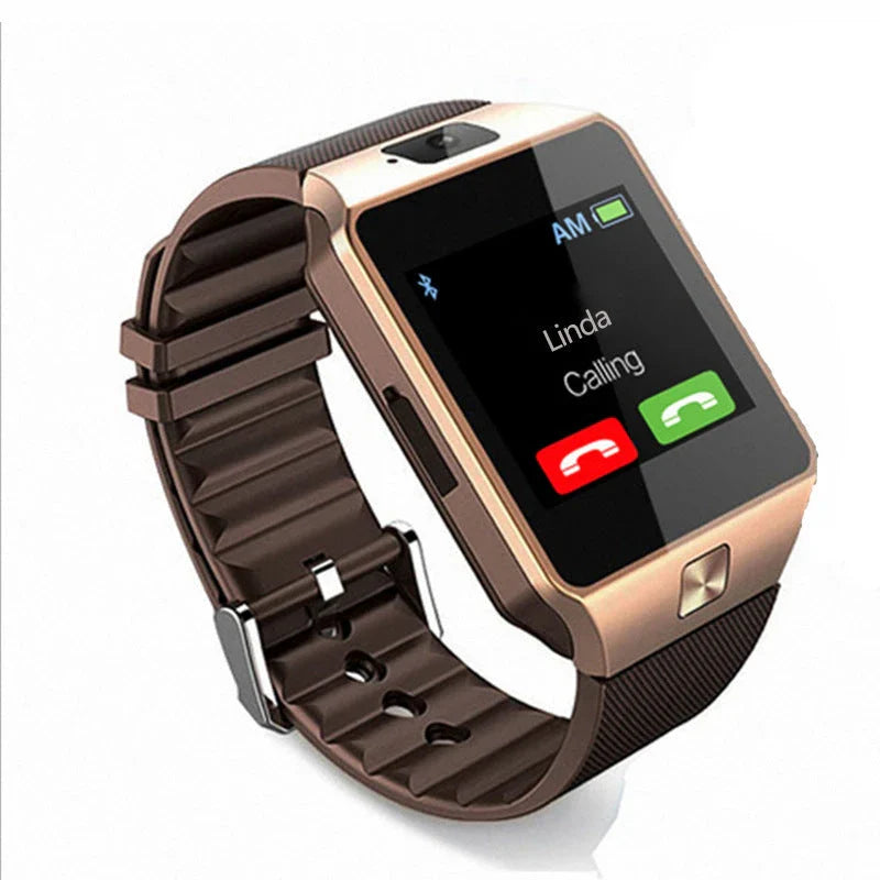 Sports Smart Watch DZ09 with Call, Music, and Fitness Tracking Features