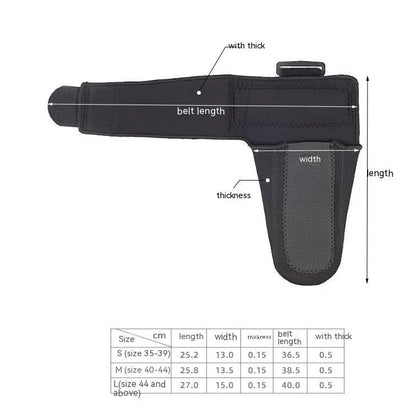 Premium ankle support brace with innovative dual-turning design for foot drop recovery and rehabilitation