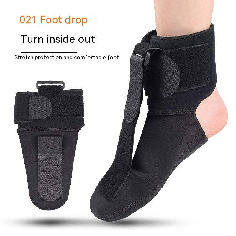 Premium ankle support brace with innovative dual-turning design for foot drop recovery and rehabilitation