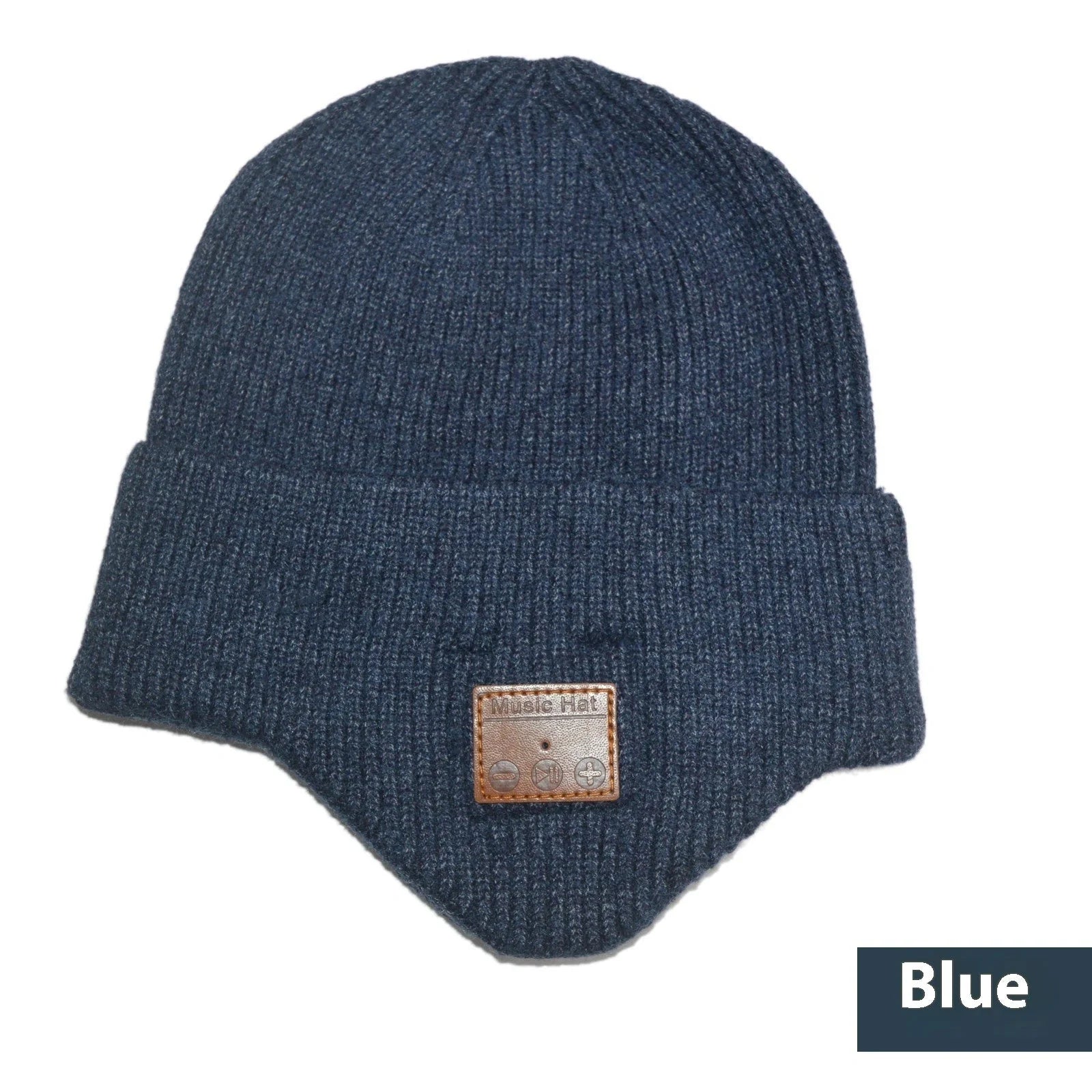 Thickened Blue Tooth Cap Knitted in various colours with dome crown and USB charging cable
