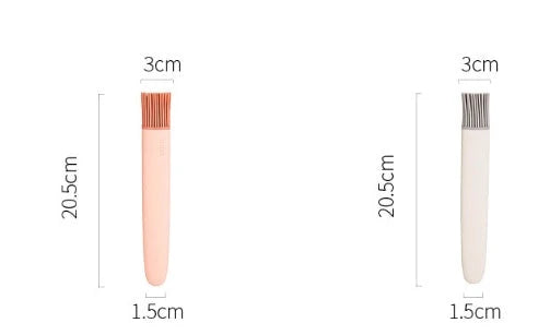 Premium silicone basting brush with sturdy, non-slip handle and flexible head for even distribution of sauces, oils, and glazes on meats, baked goods, and more.