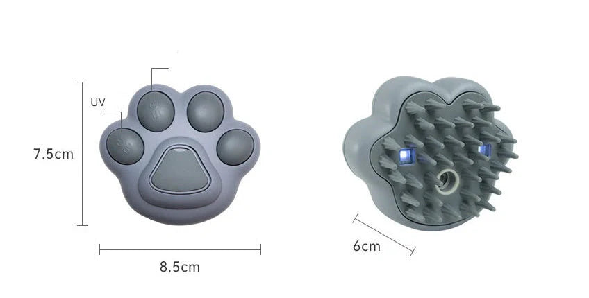 Pet Steam Hair Removal Comb with UV sterilisation and massage function