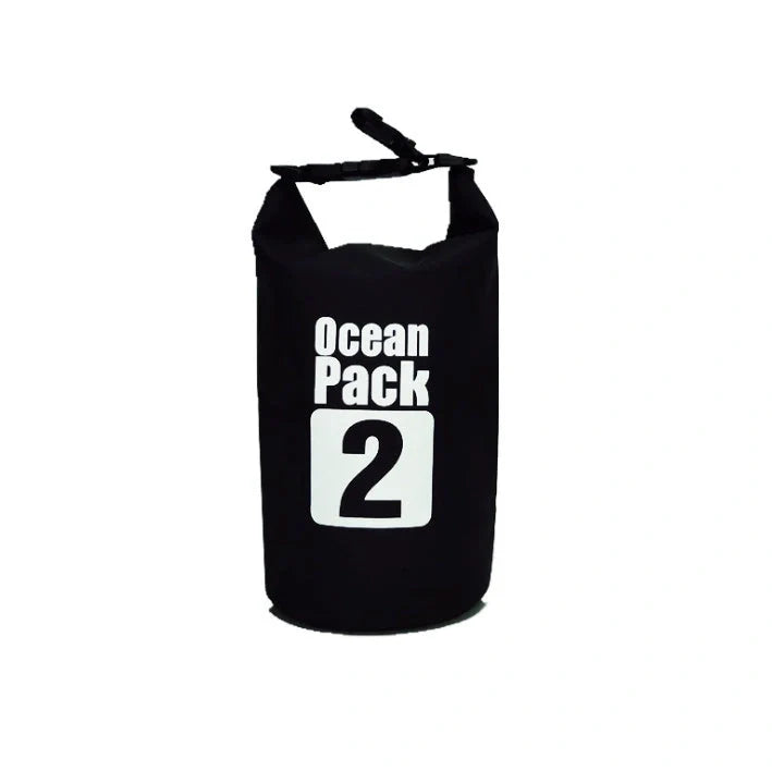 2L waterproof dry bag in various colours for outdoor activities