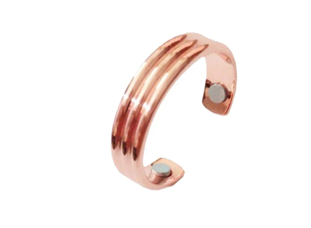Adjustable Magnetic Therapy Ring in various colors and styles, designed to relieve snoring, improve sleep, and promote lymphatic drainage