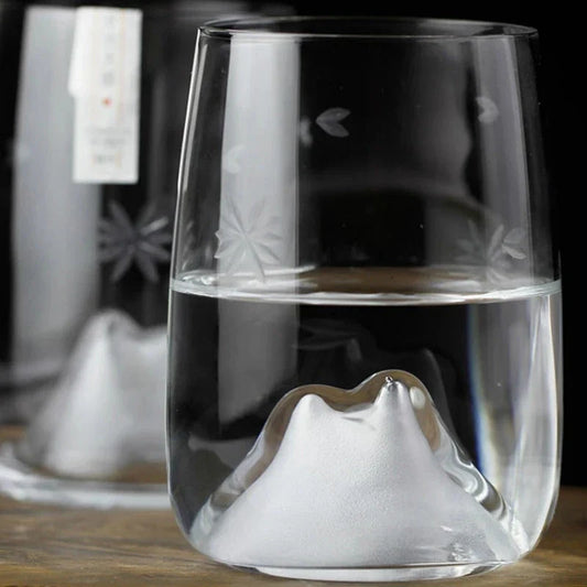 Elegant crystal whisky glasses with intricate hand-blown design, perfect for enjoying premium spirits in style.