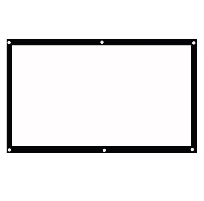 Custom white polyester anti-light curtain for home cinema projection