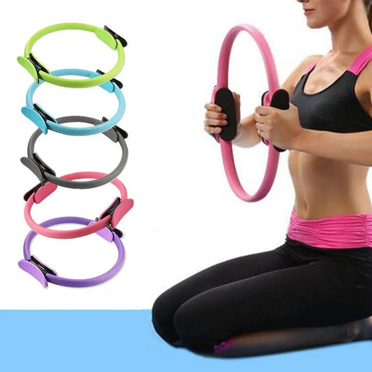 Ergonomic Yoga Pilates Ring for core strengthening and muscle relaxation