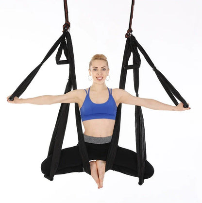 Premium Anti-Gravity Yoga Hammock for Aerial Dance and Fitness - Smooth Rotation, High-Strength Nylon Fabric, Versatile Design