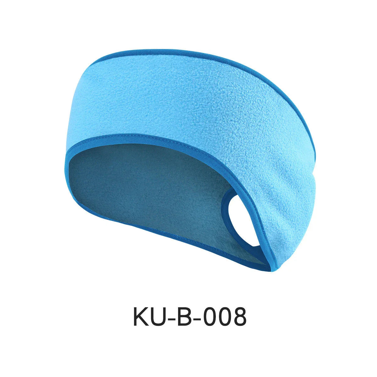 Cozy, contoured fleece headband in multiple colors for sports, fitness, and outdoor workouts