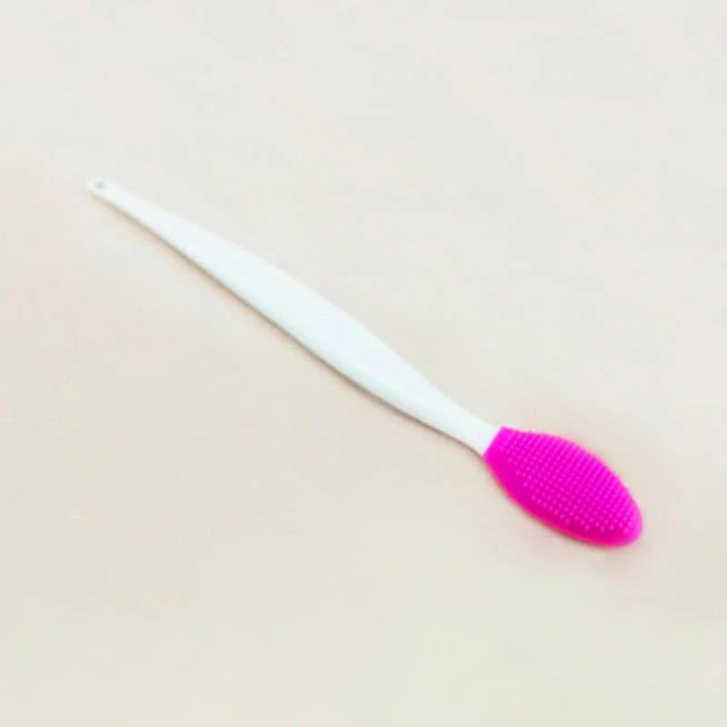 Double-sided silicone blackhead brush for effective skincare