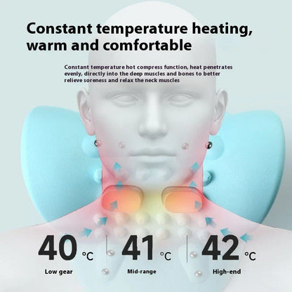 Therapeutic Neck Massager with adjustable massage settings and heating function for relieving neck pain and tension