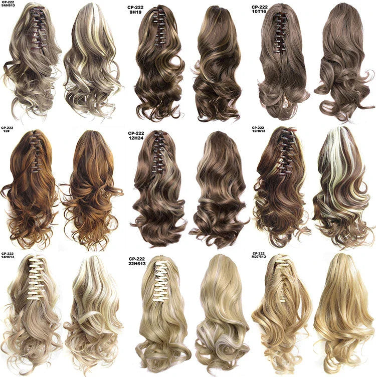 Stylish and realistic-looking hair extension ponytail wrap for versatile hairstyle upgrade