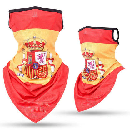 Breathable face guard thin tubular ring scarf in various colours for sun protection