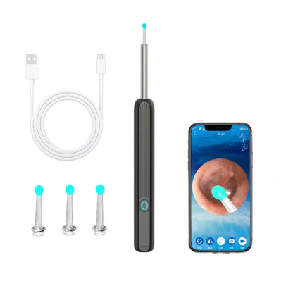 HD Wireless Smart Endoscope with Luminous Ear Pick for safe ear cleaning