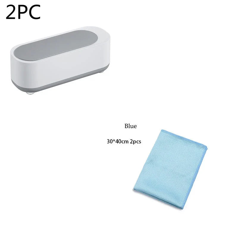 Premium ultrasonic cleaning machine for jewelry, glasses, watches, dentures, and more
