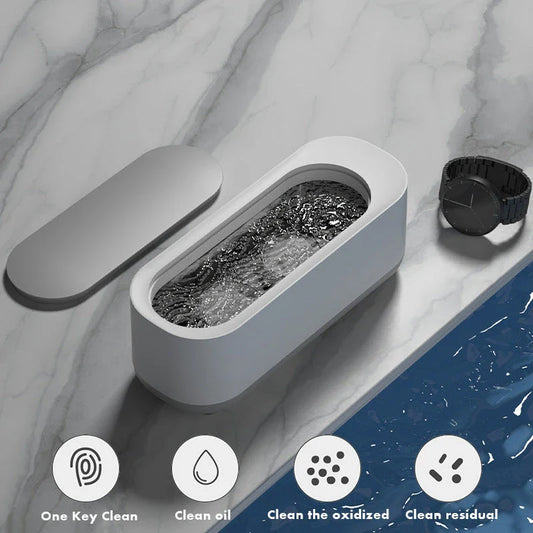 Premium ultrasonic cleaning machine for jewelry, glasses, watches, dentures, and more