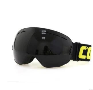Premium ski goggles with anti-fog spherical lenses, available in a variety of frame and lens color options for winter sports enthusiasts.
