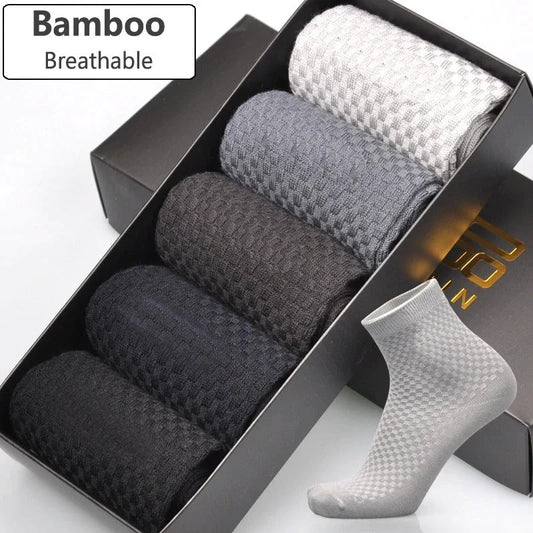 Men's bamboo fibre business socks in various colours for ultimate comfort and style