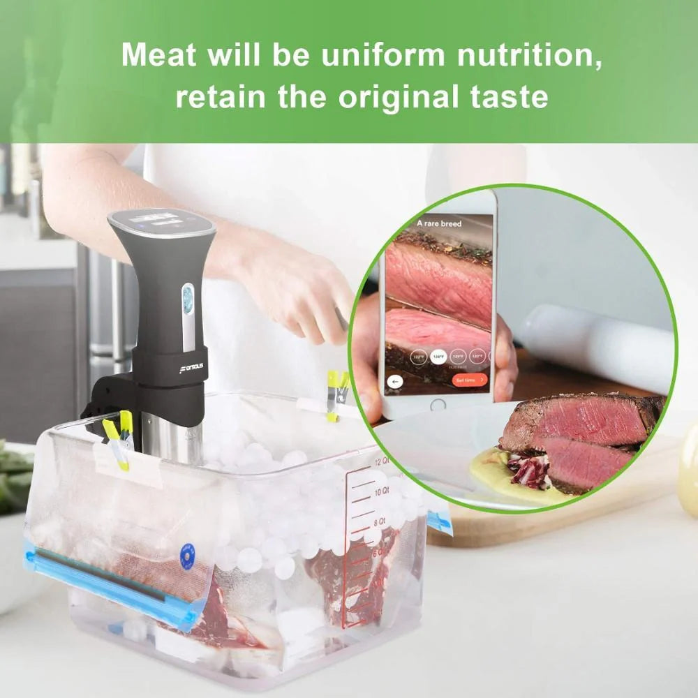 Premium vacuum seal bags for keeping food fresh and organised