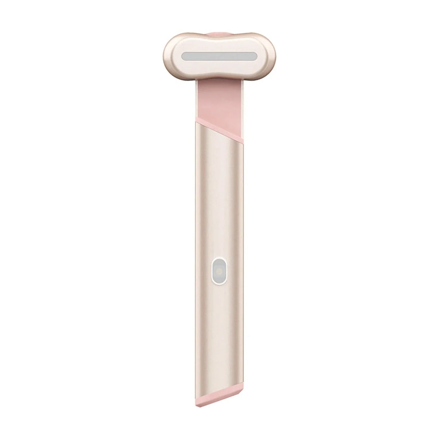 Rejuvenating eye massager with microcurrent, red light therapy, and vibration for youthful, radiant skin