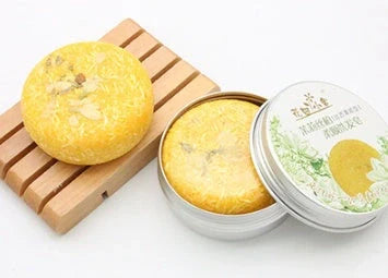 Natural Plant Shampoo Bar with essential oils for healthy hair care