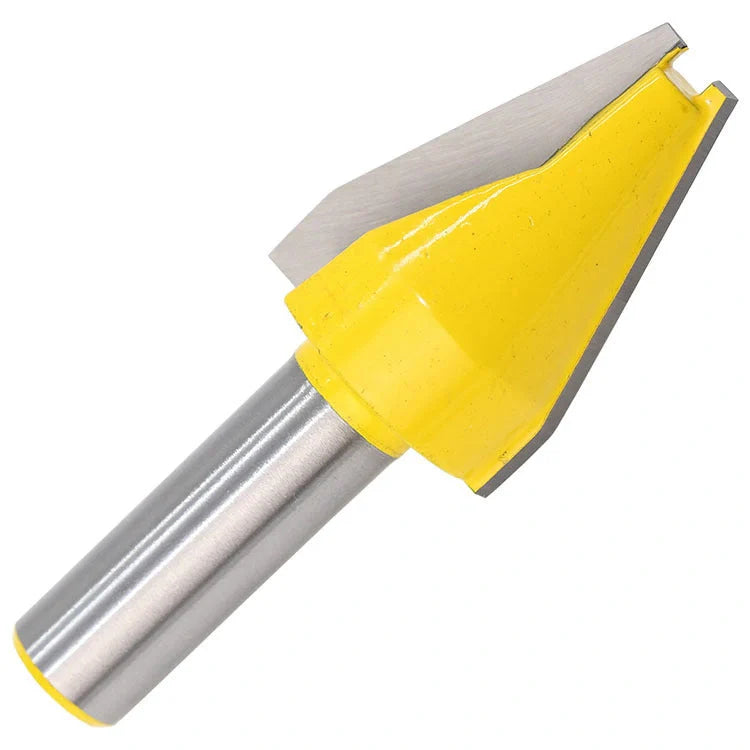 Precision carbide milling cutter with 15-degree blade for engraving and milling applications