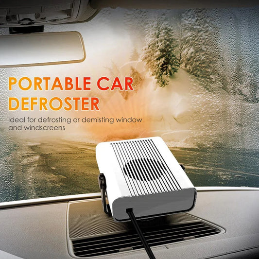 Universal Car Defrost Heater and Cooling Fan with 360-degree rotation for 12V and 24V vehicles