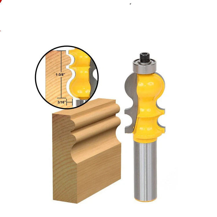 Hard alloy forming cutter for woodworking, perfect for drop bead handrails