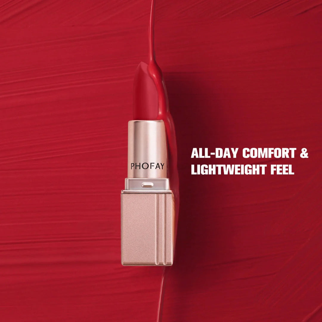 PHOFAY Matte Lipstick in various vibrant colours, long-lasting and waterproof