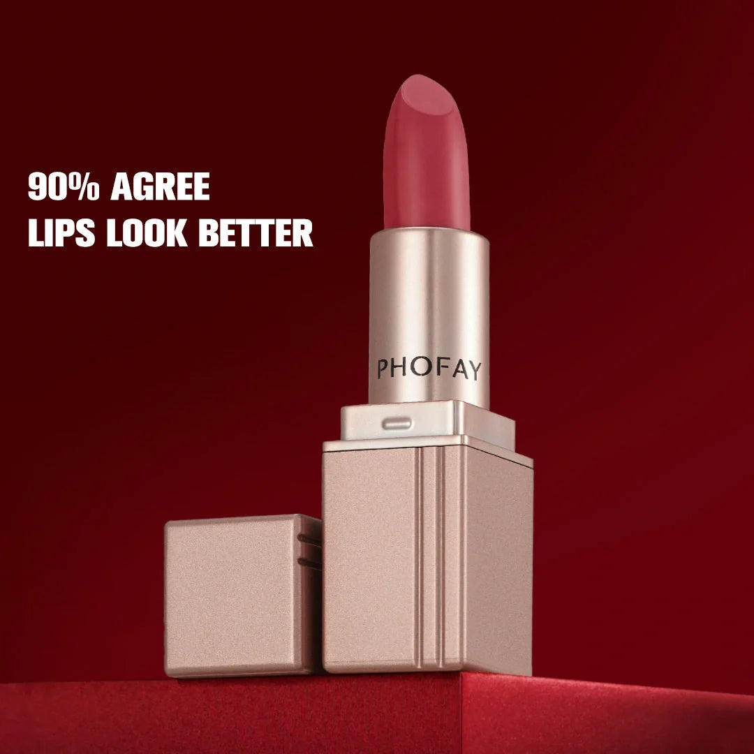 PHOFAY Matte Lipstick in various vibrant colours, long-lasting and waterproof