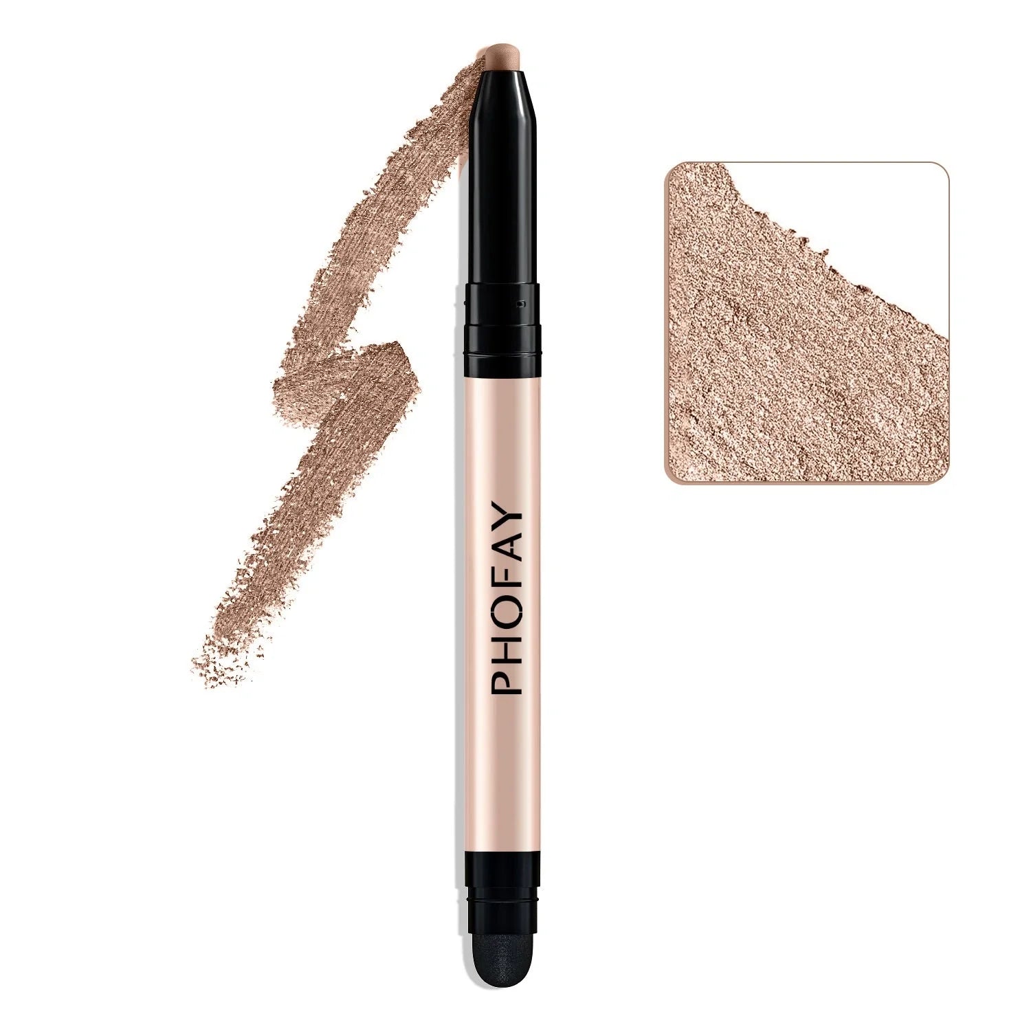PHOFAY Eyeshadow Stick with built-in smudger in various colors