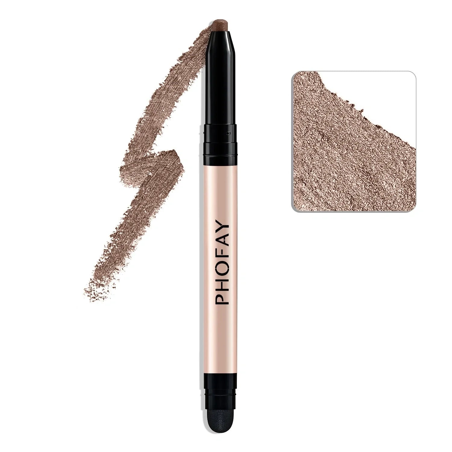 PHOFAY Eyeshadow Stick with built-in smudger in various colors