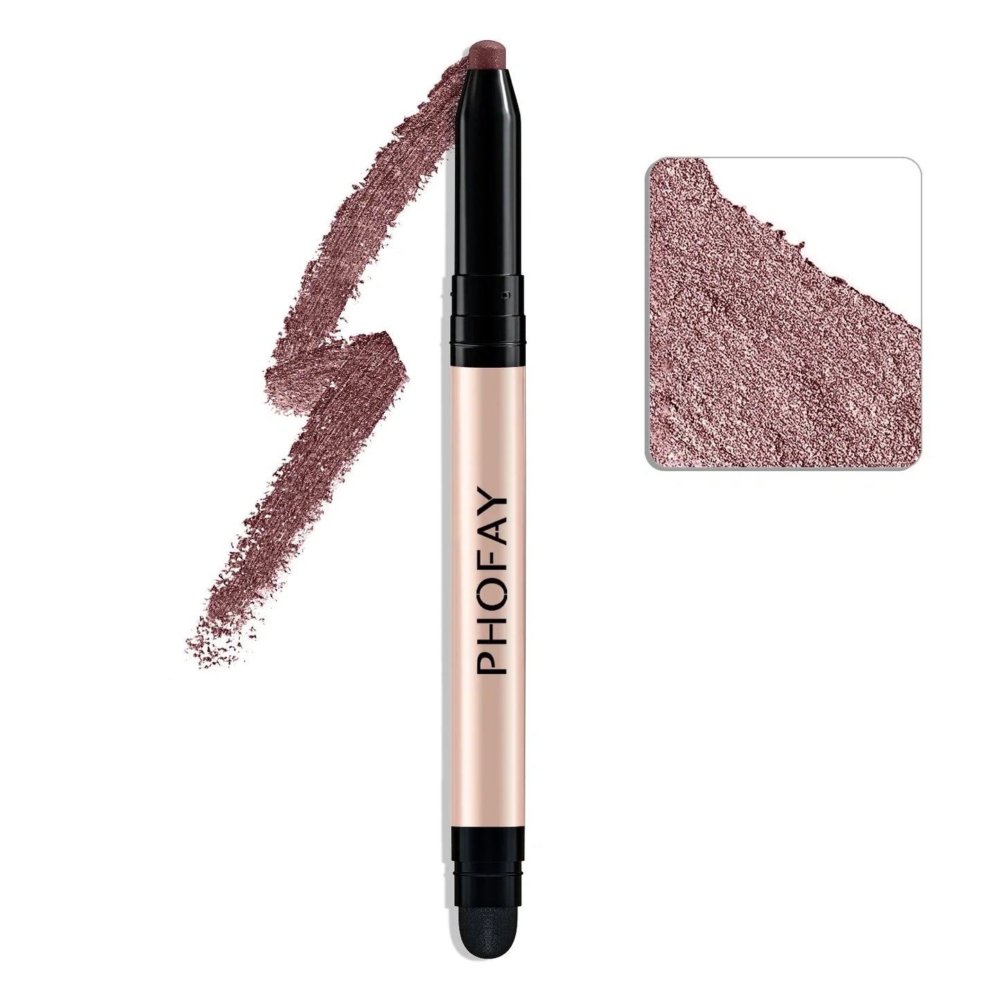 PHOFAY Eyeshadow Stick with built-in smudger in various colors