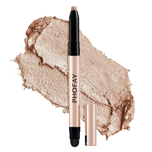 PHOFAY Eyeshadow Stick with built-in smudger in various colors