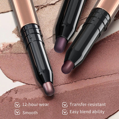 PHOFAY Eyeshadow Stick with built-in smudger in various colors