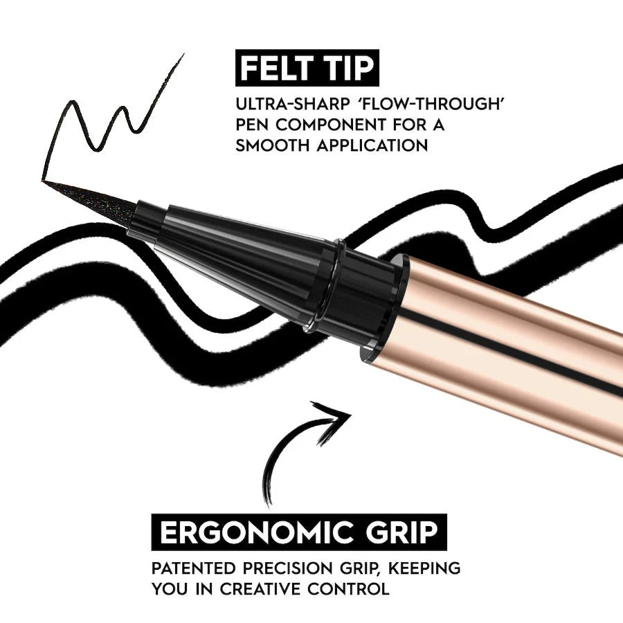 PHOFAY Waterproof Eyeliner in Black for long-lasting, flawless eye makeup