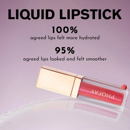 PHOFAY Ultra-Glossy Lip Gloss with high-shine finish in various colors