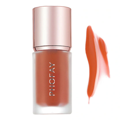 PHOFAY Mousse Liquid Blush with sponge applicator for seamless application