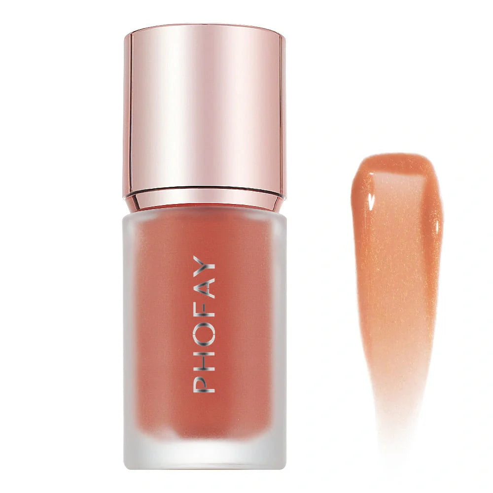 PHOFAY Mousse Liquid Blush with sponge applicator for seamless application